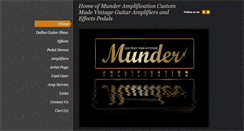 Desktop Screenshot of munderamps.com